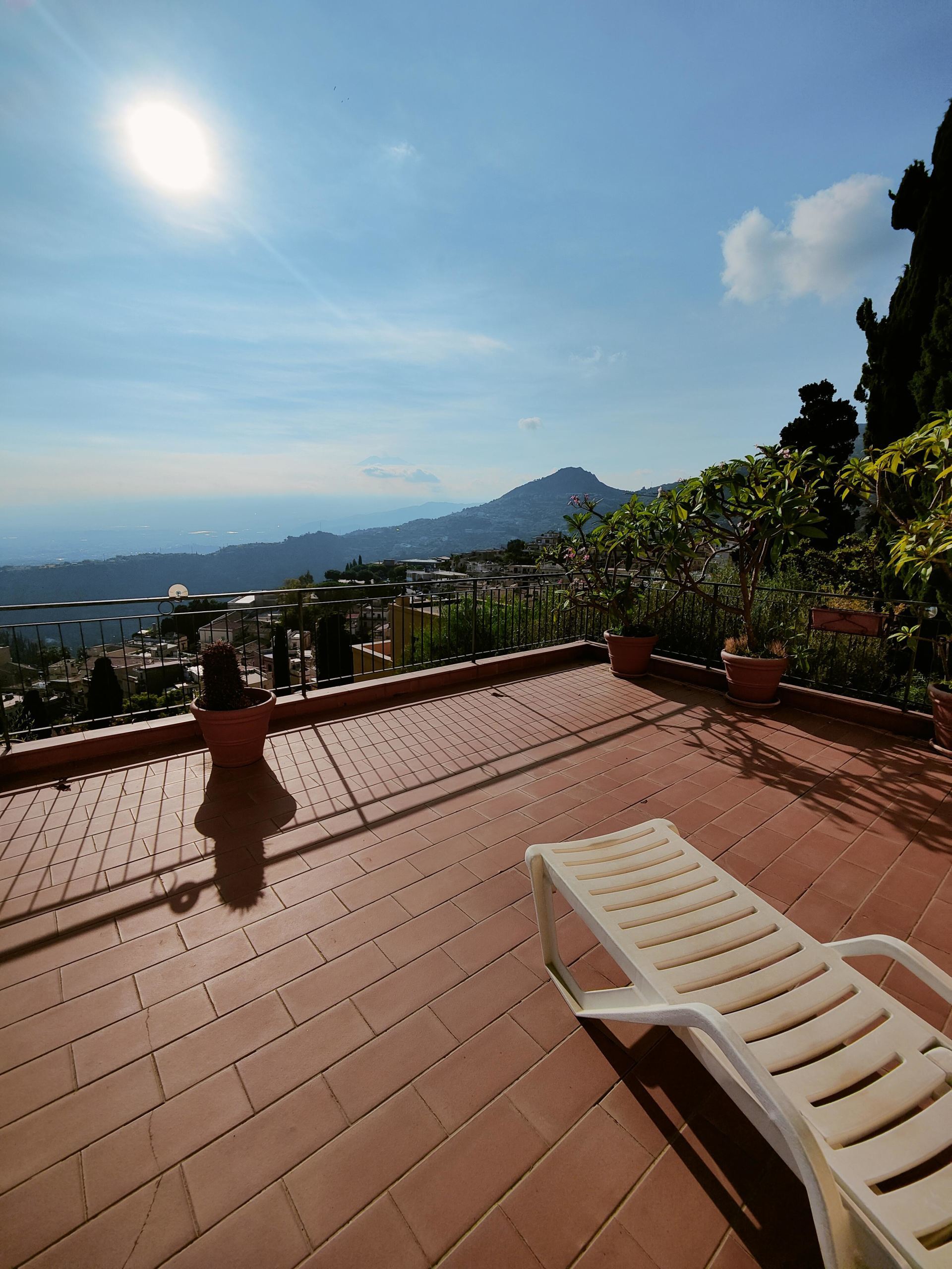 For sale, exclusive villa "the terraces" in taormina with panoramic view.
